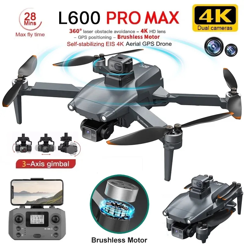 Drone Lidar - L600 PRO MAX GPS Drone Profesyonel