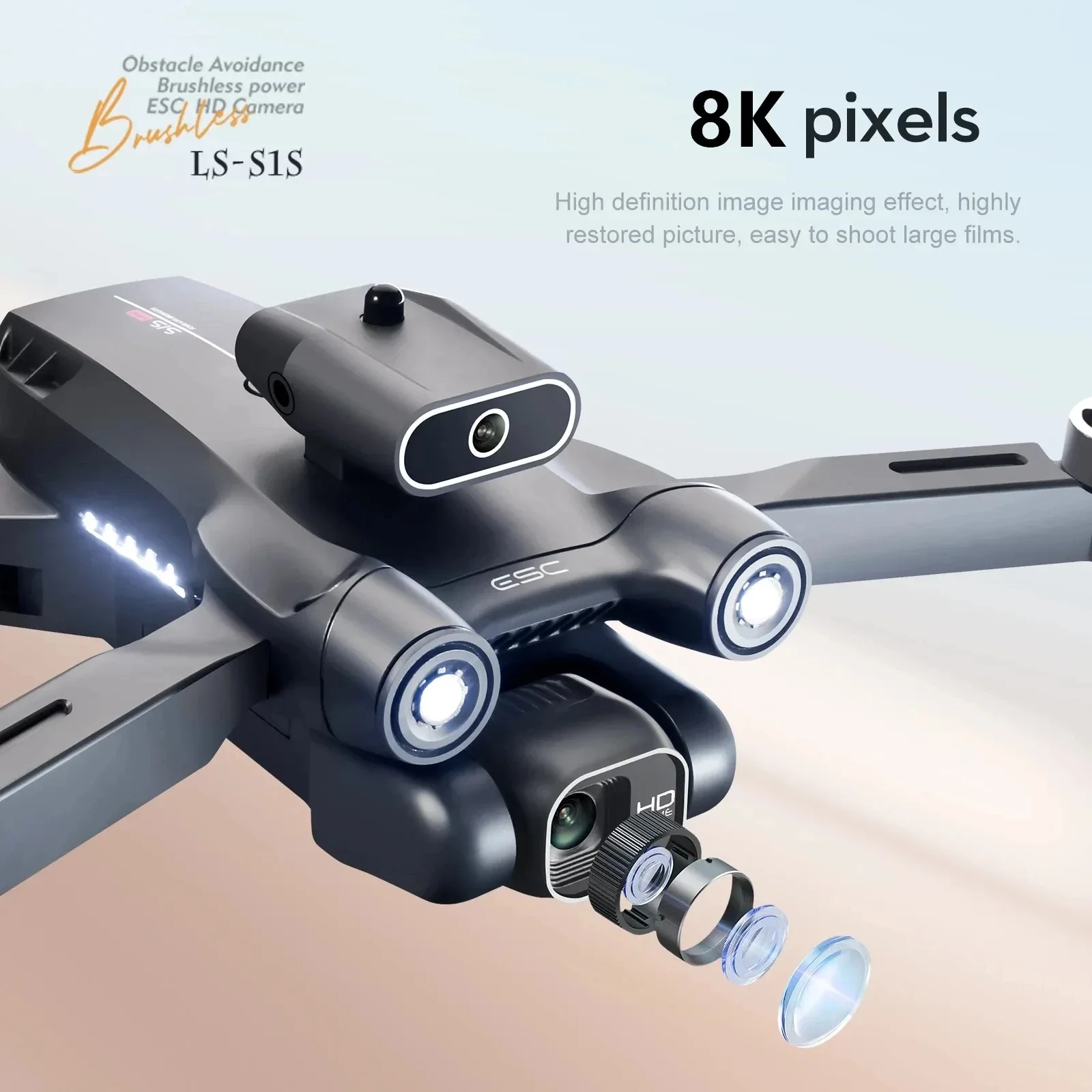 Yeni S1S 5G GPS Drone kamera 8 - Drone Lidar incelemesi ve fiyatı