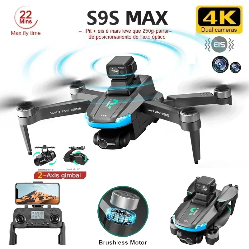YENI S9S MAX MINI Drone 4K 2 E - Drone Video Production incelemesi ve fiyatı