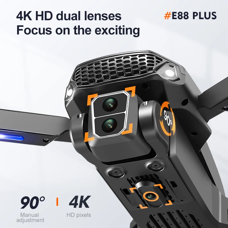 Yeni E88 Plus Quadcopter Drone - Drone Lidar incelemesi ve fiyatı