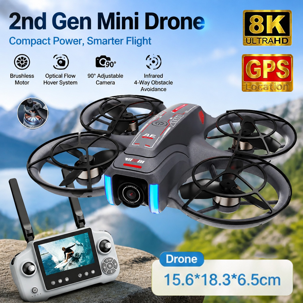 AE21 Mini Drone Oyuncak 8K HD  - Drone Video Production incelemesi ve fiyatı