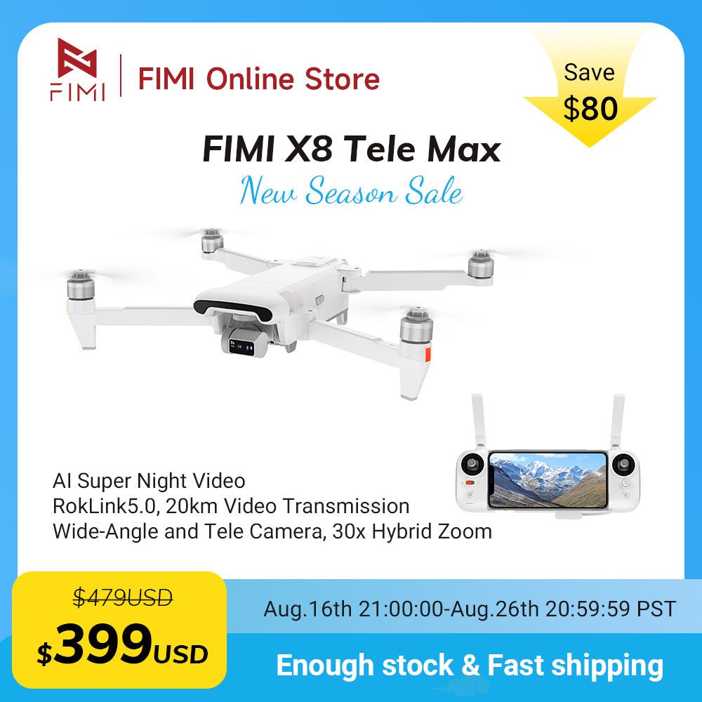 FIMI X8 Tele Max Drone 4K Prof - Drone Thermal Imaging incelemesi ve fiyatı