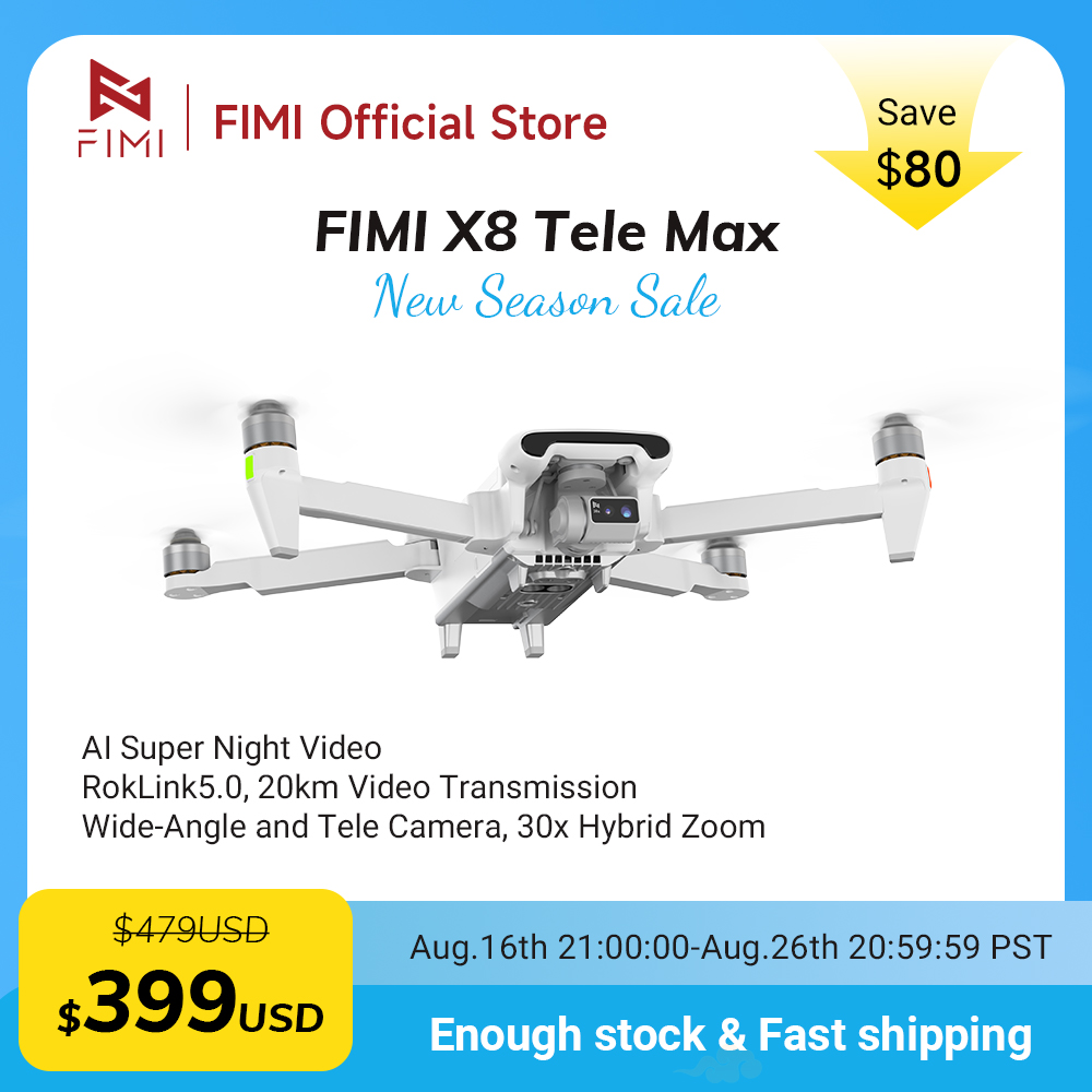 FIMI X8 Tele Max Drone 1/2 inç - Drone Thermal Imaging incelemesi ve fiyatı