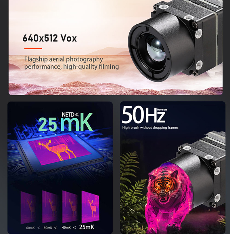 Yeni Gelen 640x512 FPV Drone T - Drone Thermal Imaging incelemesi ve fiyatı